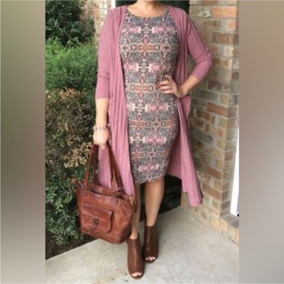 NWT LuLaRoe Julia Pullover Dress Size Medium - Picture 10 of 14